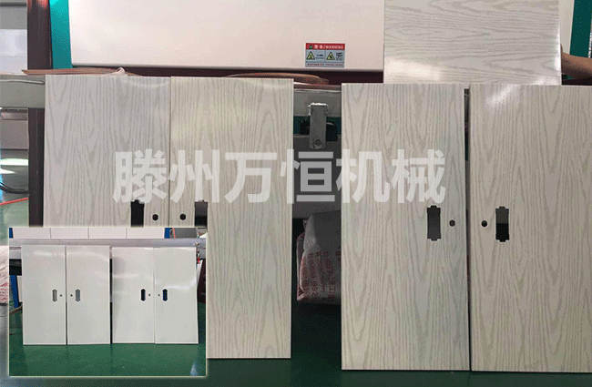 文件柜木纹转印前后